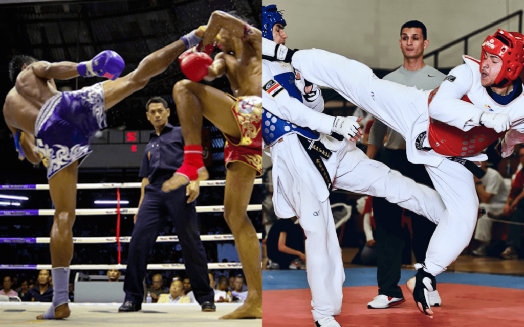 WATCH: Muay Thai Vs. Taekwondo (Videos)