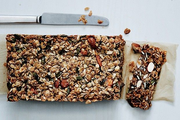 nutty grain and oat bars