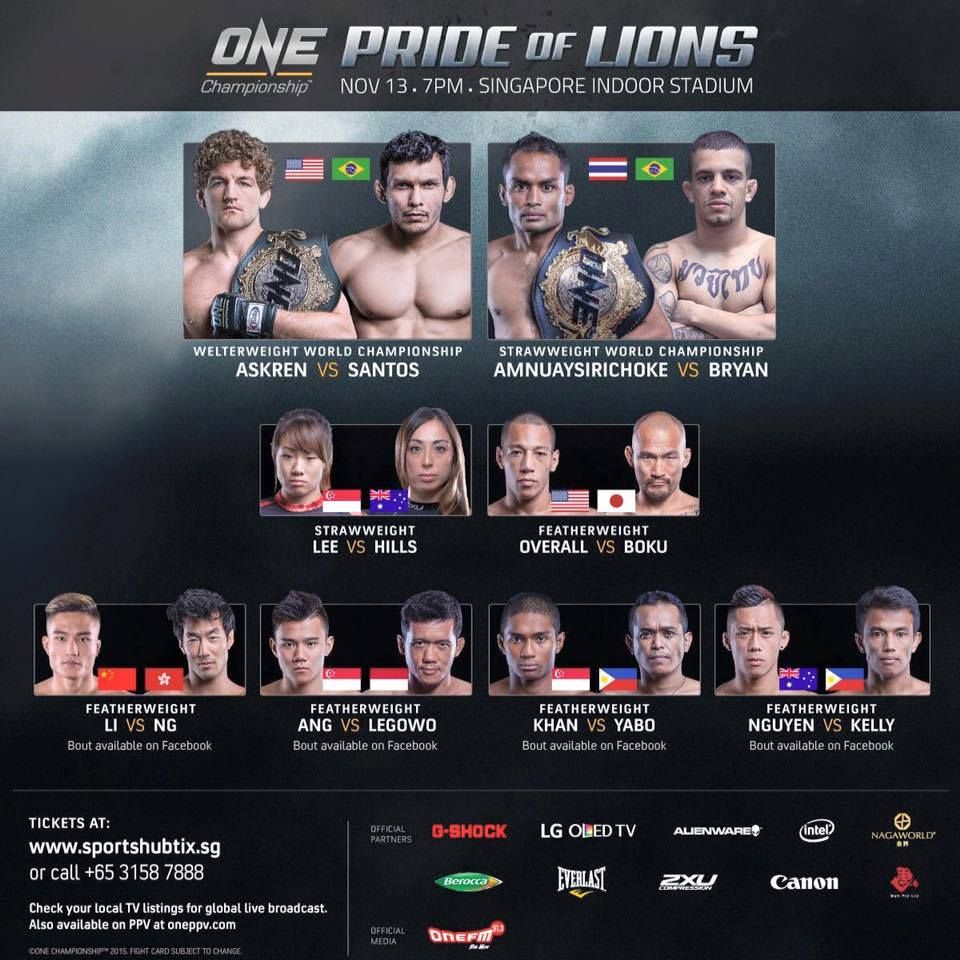 ONE-pride-of-lions fight card