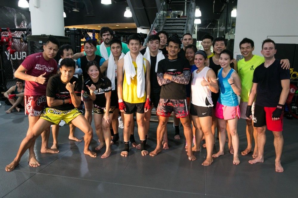 Just another awesome Muay Thai class at Evolve Far East Square!