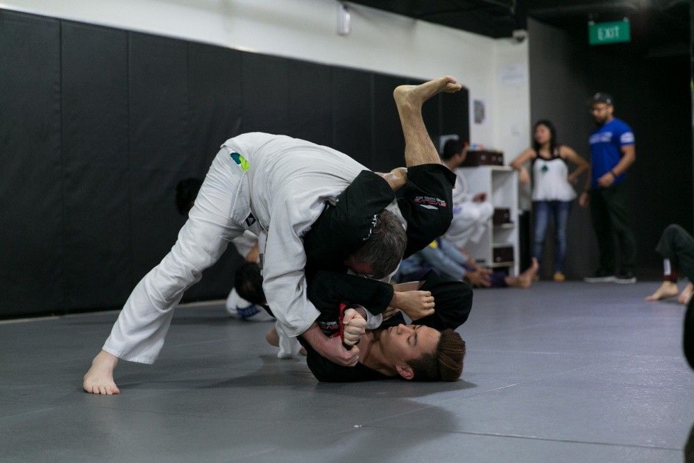 BJJ allows a smaller, weaker student to use leverage against a bigger and stronger opponent. 