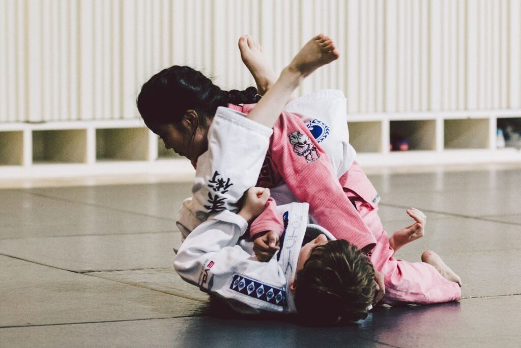 BJJ enables a smaller person to overcome a bigger, stronger opponent. 